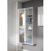 Koupelnová skříňka vysoká Cersanit Dormo 40x34x160 cm bílá lesk S929-020. obr. 2 