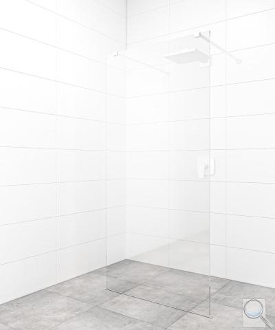 Sprchová zástěna Walk-in 110 cm SAT v barvě profilu bílá SATBWI110ZAVB. obr. 1
