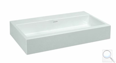 Nábytkové umyvadlo Laufen Living City 80x46 cm bez otvoru pro baterii H8174370001091. obr. 1