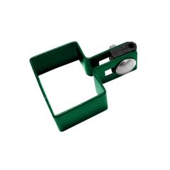 Příchytka na sloupek 60 x 40 mm koncová, zelená