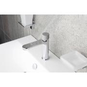 Umyvadlová baterie SAT Fusion bez výpusti páka beton SATBSFU271B. obr. 4&nbsp;