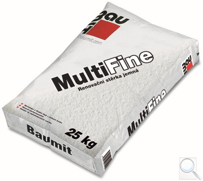 Renovační stěrka MultiFine Baumit. 