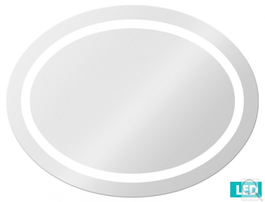 Zrcadlo s LED osvětlením Naturel Iluxit 65x85 cm ZIL8565OVLEDBV. 