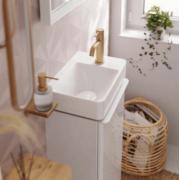 Dávkovač mýdla Hansgrohe AddStoris s držákem kartáčovaný bronz 41745140. obr. 2&nbsp;