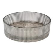 Umyvadlo na desku SAT Purity 36x36 cm šedá bez otvoru pro baterii, bez přepadu SATGLA3636G. &nbsp;(2)