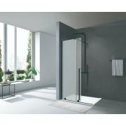 Sprchová zástěna Walk-In /  Dveře Walk-in Xmotion barva profilu chrom lesklý nebo černá. sestava v kombinaci s černou&nbsp;