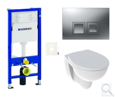 Závěsný WC set do lehkých stěn / předstěnová KOLO Rekord SIKOGES3K4. obr. 1