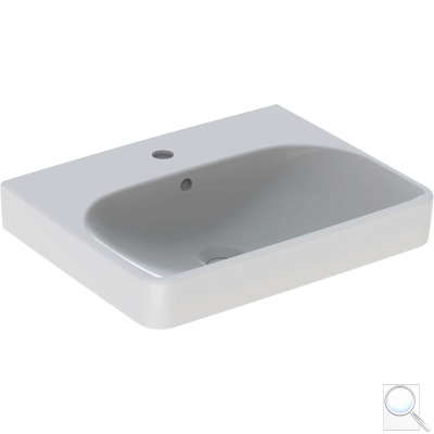Umyvadlo Geberit Smyle Square 55x44 cm otvor pro baterii uprostřed 500.259.01.1. obr. 1