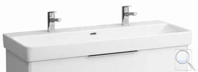 Umyvadlo Laufen Pro S 120x46 cm dva otvory pro baterii H8149650001071. obr. 1
