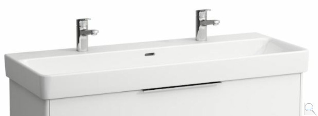 Umyvadlo Laufen Pro S 120x46 cm dva otvory pro baterii H8149650001071. obr. 1
