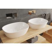 Umyvadlo na desku SAT Aula 50x36 cm bez otvoru pro baterii, bez přepadu SATAU5036. &nbsp;(2)