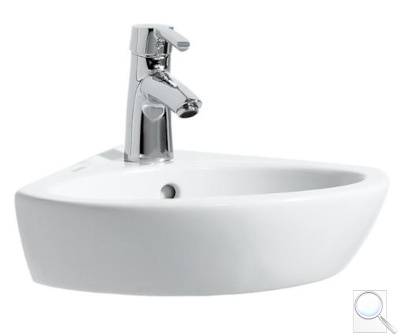 Umývátko Laufen Pro 44x38 cm otvor pro baterii uprostřed H8169580001041. obr. 1