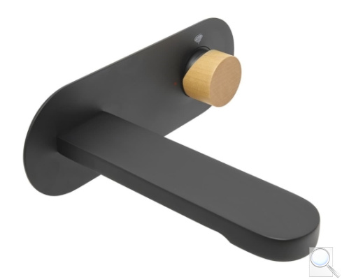 Umyvadlová baterie SAT Fusion včetně podomítkového tělesa páka světlé dřevo SATBSFU101DSC. obr. 1