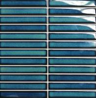 Keramická mozaika Premium Mosaic Kit Kat aqua blue modrá