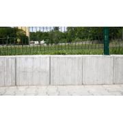 CSB - OPĚRNÁ ZEĎ ÚHLOVÁ. povrch VIBROLITÝ STANDARD - BARVA ŠEDÁ (1)