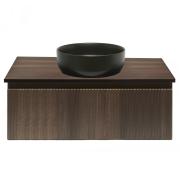 Koupelnová skříňka s krycí deskou SAT Evolution 98x30x44,8 cm ořech mat SATEVO100NAD. obr. 2&nbsp;