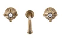 Umyvadlová baterie Paffoni Belinda včetně podomítkového tělesa bronz FBLV008BR