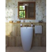 Volně stojící umyvadlo SAT Fusion 85x50 cm otvor pro baterii uprostřed SATFUS8550. obr. 7 