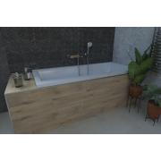 Vanová baterie SAT Fusion bez sprchového setu 150 mm páka kulatá SATBSFU222KPU. obr. 5 
