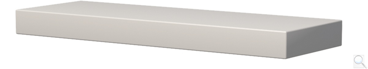 Polička Naturel bílá 15x4 cm. 