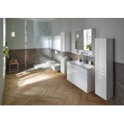 Koupelnová skříňka nízká Geberit Selnova 33x29,7x85 cm bílá lesk 501.276.00.1 (obr. 3)