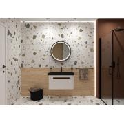 Zrcadlo se senzorem SAT 70x70 cm černá SATZKULED70CE. obr. 5&nbsp;