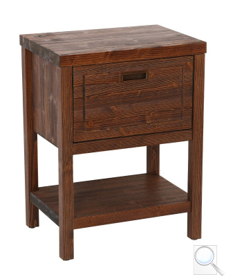 Koupelnová skříňka doplňková Naturel Country palisandr 55x40x72,5cm COUNTRYN55ZPA. obr. 1