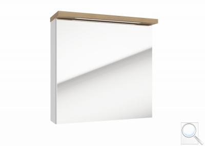 Zrcadlová skříňka Naturel Stilla + LED 60x60 cm bílá STILLAE06017 obr. 1