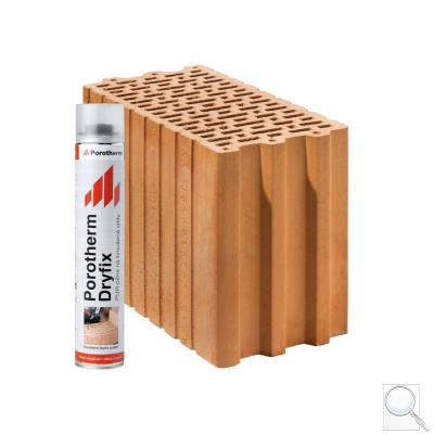 Cihla Porotherm 19 AKU Profi Dryfix - Akustická broušená. obr. 1