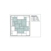 Dlažba Cir Cotto del Campiano cotto dorato v dekoru modulare 39 béžová. 1080847-005&nbsp;