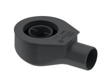 Sifon Tece Drainline plast černá 650000