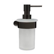 Dávkovač mýdla SAT Simply R PVD PVD gun metal/mléčné sklo SATDSIMR99GM. obr. 2 