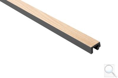 Obkladová lamela levé ukončení Fineza Slat Large Light oak béžová