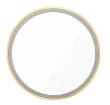 Zrcadlo se senzorem SAT 60x60 cm zlatá SATZLED60ZL