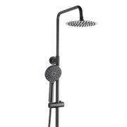 Sprchový systém SAT na stěnu s pákovou baterií černá SATSSPKC. obr. 3&nbsp;