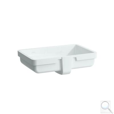 Zápustné umyvadlo Laufen Living City 49x36 cm bez otvoru pro baterii H8124310001091 obr. 1