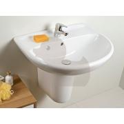 Umyvadlo Jika Lyra Plus 55x45 cm otvor pro baterii uprostřed H8143820001041. obr. 2&nbsp;