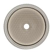 Umyvadlo na desku SAT Purity 36x36 cm černá bez otvoru pro baterii, bez přepadu SATGLA3636BB. &nbsp;(3)