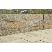 Plotové tvarovky Stone. colormix sand