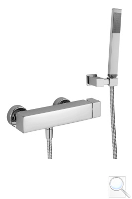 Sprchová baterie Paffoni Level se sprchovým setem chrom LEC168D. 