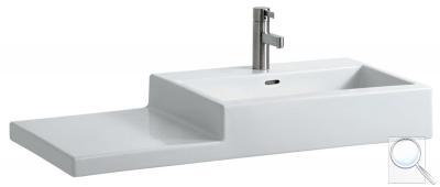 Nábytkové umyvadlo Laufen Living City 100x46 cm odkládací plocha vlevo H8184310001041 obr. 1