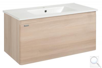 Koupelnová skříňka s umyvadlem Naturel Ancona 75x46 cm akácie ANCONA75DV 