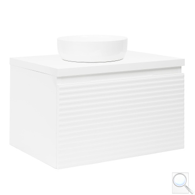 Koupelnová skříňka pod umyvadlo Naturel Savona 98x43x44,8 cm bílá lesk SAVONA100BID. obr. 1