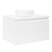 Koupelnová skříňka pod umyvadlo Naturel Savona 98x43x44,8 cm bílá lesk SAVONA100BID