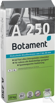 Samonivelační stěrka od 3 do 40 mm A 250. 