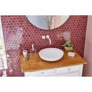 Umyvadlo na desku Kaldewei Miena 3181 38x38 cm, Miena 3180 45x45 cm Navyblue. obr. 3