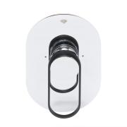 Sprchová baterie SAT Fusion včetně podomítkového tělesa černá lesk SATBSFU210KPC. obr. 5&nbsp;