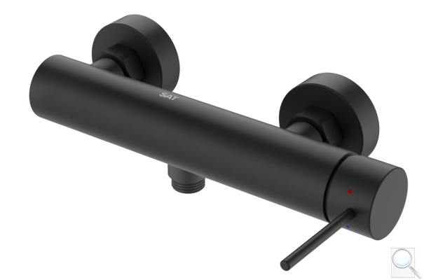 Sprchová baterie SAT Aurum bez sprchového setu 150 mm černá matná SATBAUR268C. obr. 1