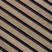 Obkladová lamela Fineza Slat Medium Grey oak hnědá. im-1200-SLAT02GO-002