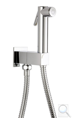 Bidetová sprška Sapho s držákem sprchy a sprchovou hadicí chrom SG108.